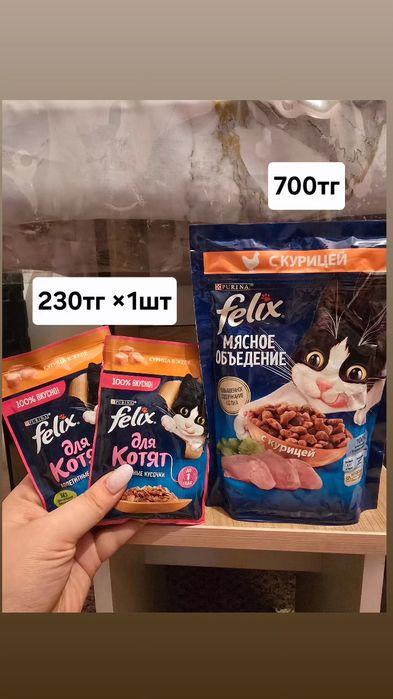 Корм для кошек и котят