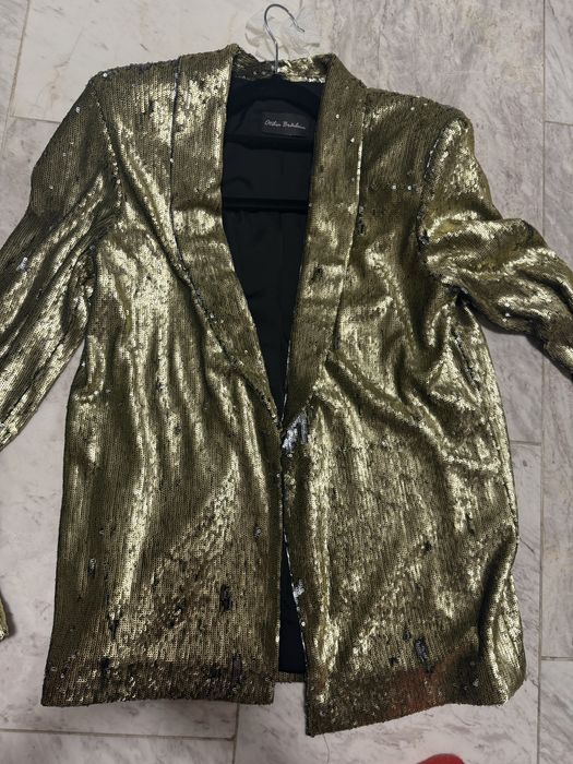 Sacou cu paiete aurii S/M - Otilia Brailoiu