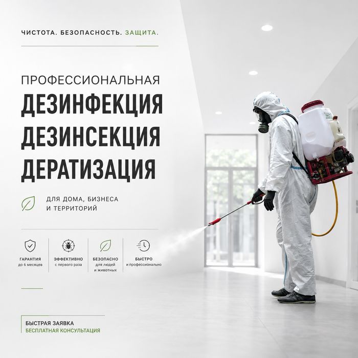 Проф Дезинфекция 24/7! Дезинсекция Уничтожение Дератизация