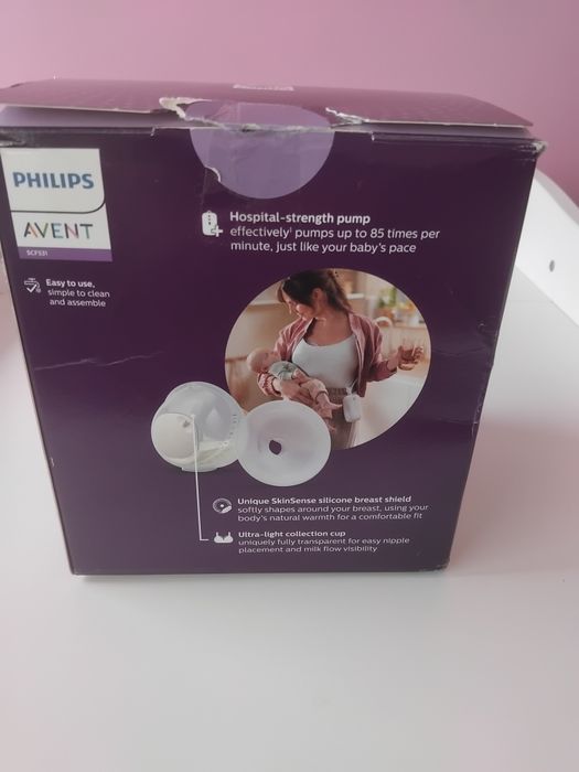 PHILIPS AVENT SCF531/11 Eлектрическа помпа за кърма единична HANDS-FREE