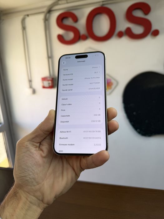Vand Iphone 15 Pro Max 256Gb