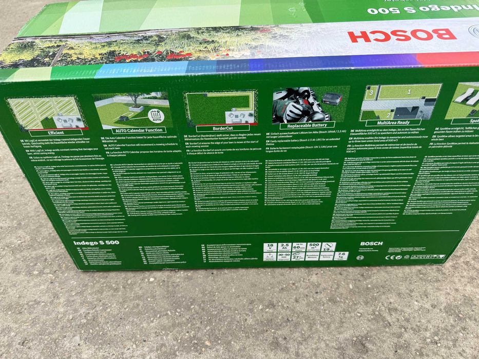 Robot de tuns gazonul Bosh Indego S 500