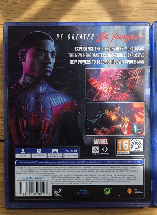 Spider-man Miles Morales PS4