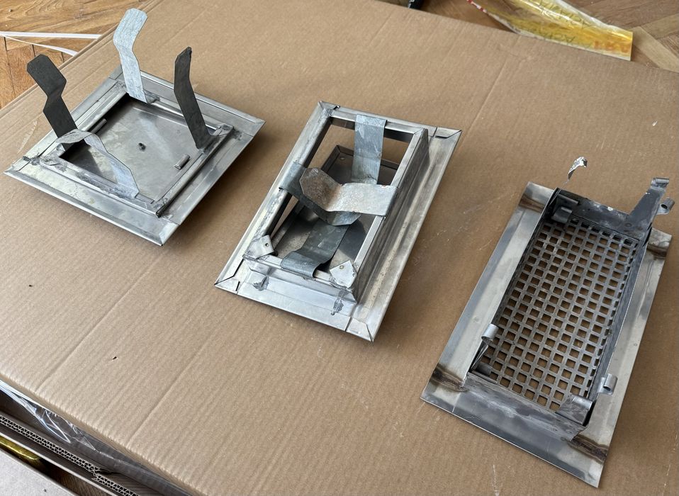 Grila ventilatie inox si trape de vizitare inox