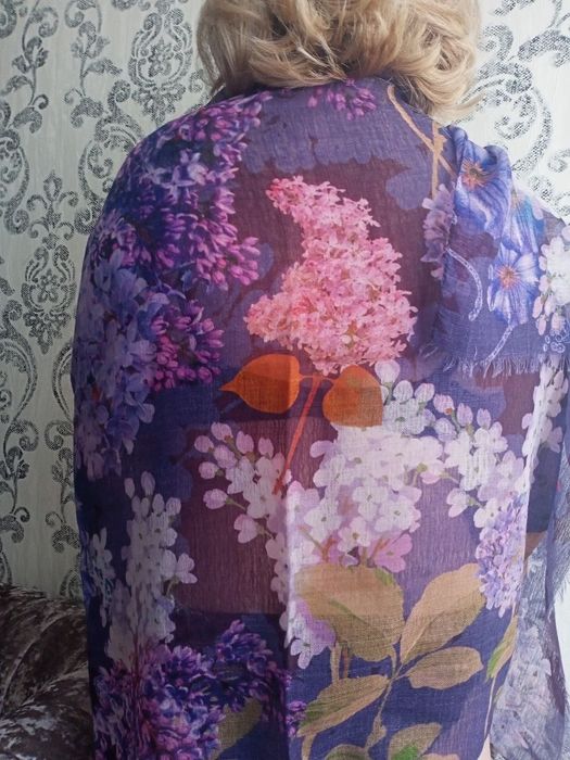 Новый , роскошный палантин и платок Павлово Пасад -оригинал! EXCLUSIV!