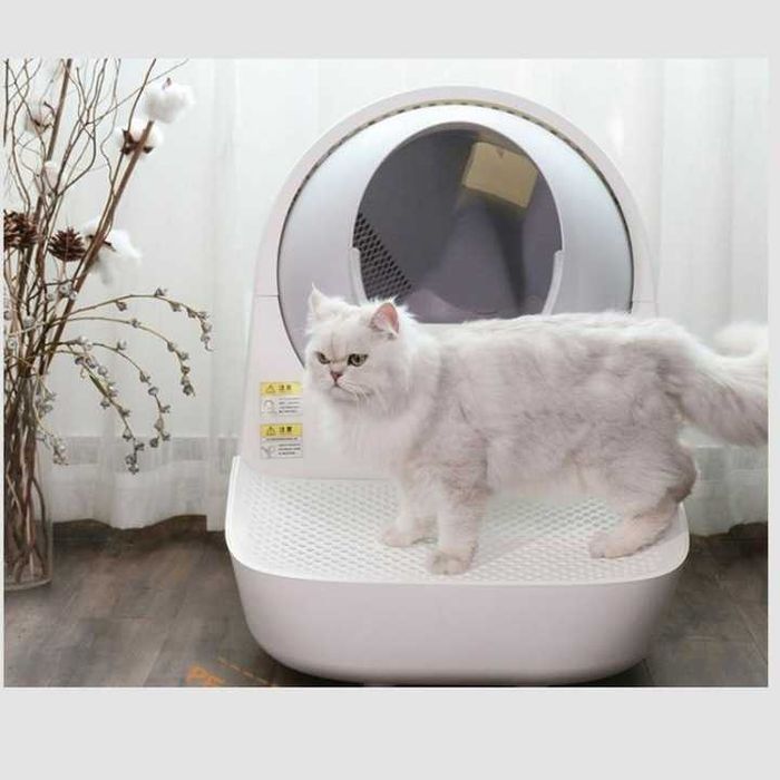 Праг за CatLink Scooper smart litter box, функция headlight, Бяла
