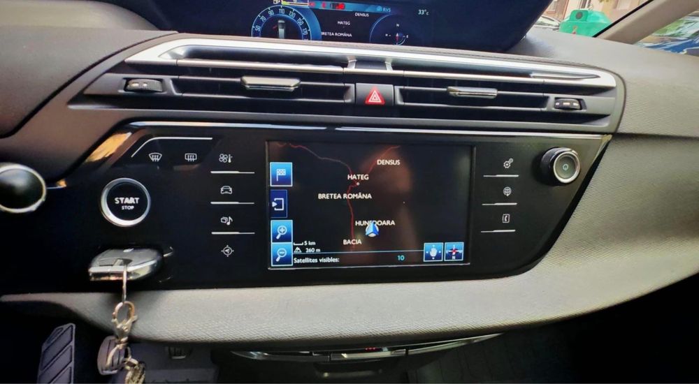 Citroen C4 Grand Picasso 2.0 diesel 2016 navi, senzori parcare, Euro 6