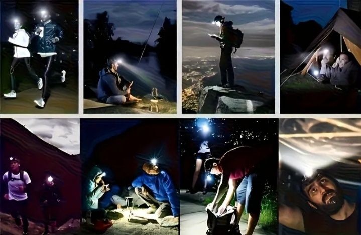 Челник с вградена батерия и USB кабел комплект