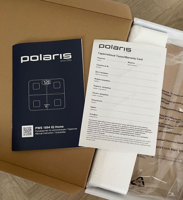 Продам Весы Polaris PWS1894IQ Белые
