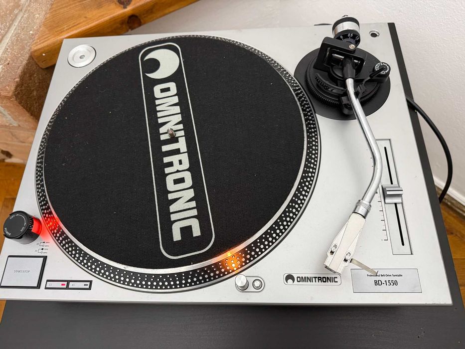 Omnitronic BD 1550 pick up, Professional Belt-Drive Turntable