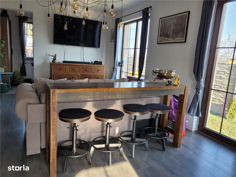 Duplex mobilat si utilat - perete dublu - teren 544 mp