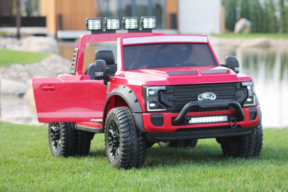 Masinuta electrica Ford Super Duty F450, 300W, 24V 14Ah #RED