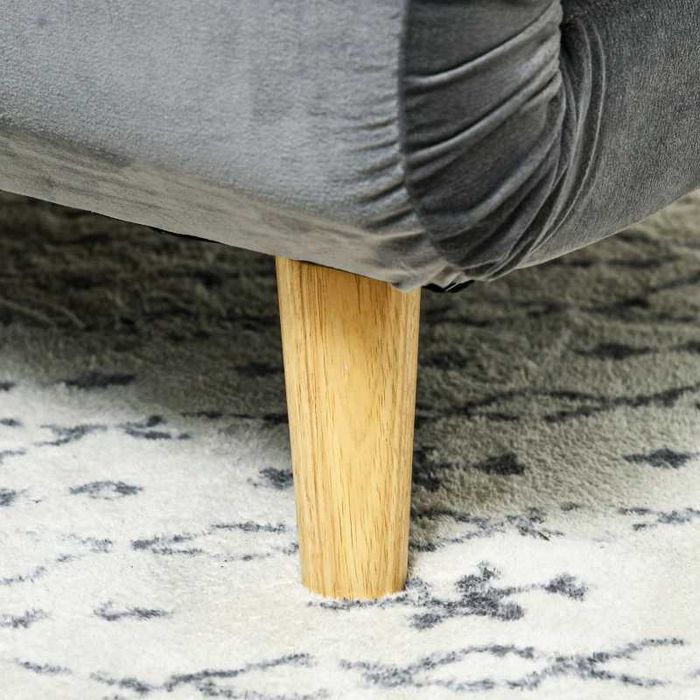 Фотьойл 2 в 1 HOMCOM с регулируема облегалка, до 150 кг 72смx78смx79см