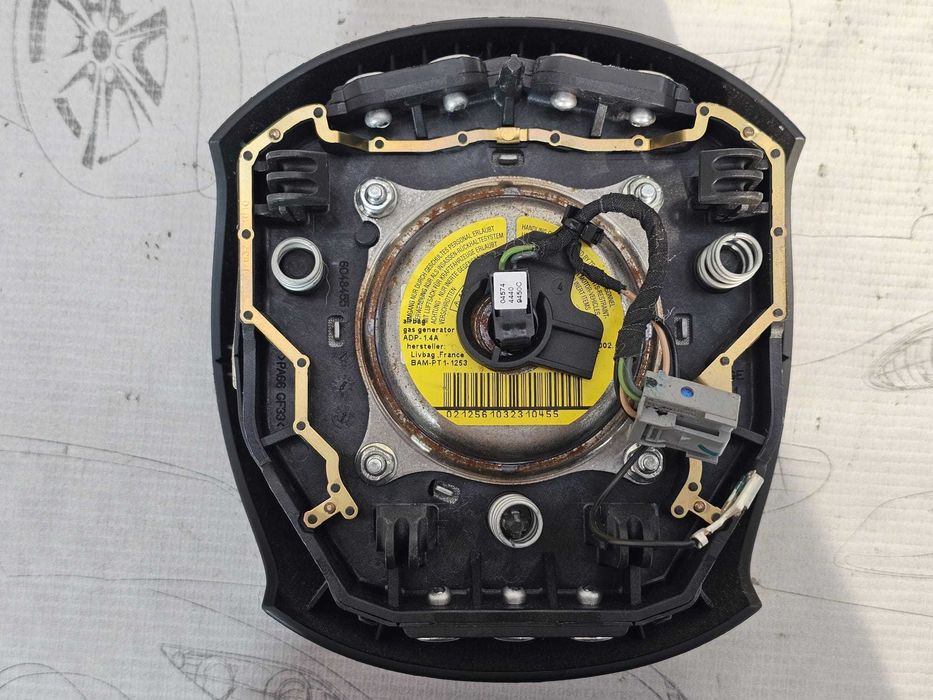 Airbag volan șofer Mini Cooper D / Cooper / One R56 R58 2006-2014 2011 1.6 D 82kW Cod OEM: 6791372, 32306791372 (5G3)
