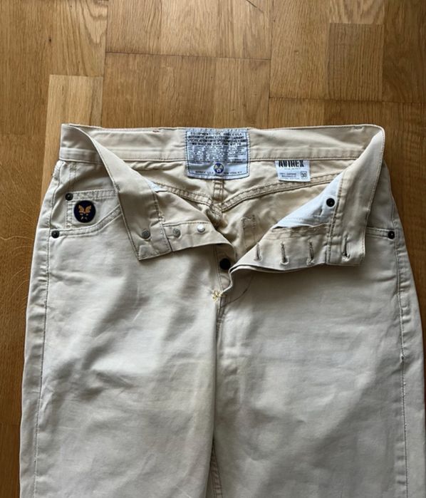 Pantaloni Avirex bej vintage
