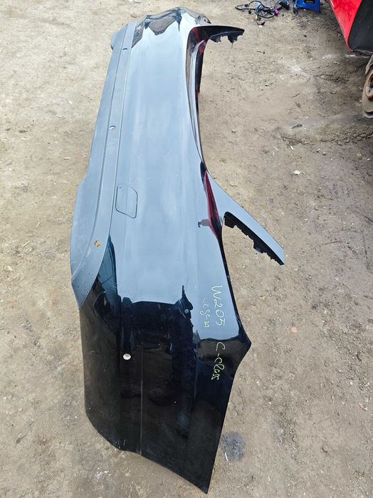 Задна броня Mercedes W205 C class  черна