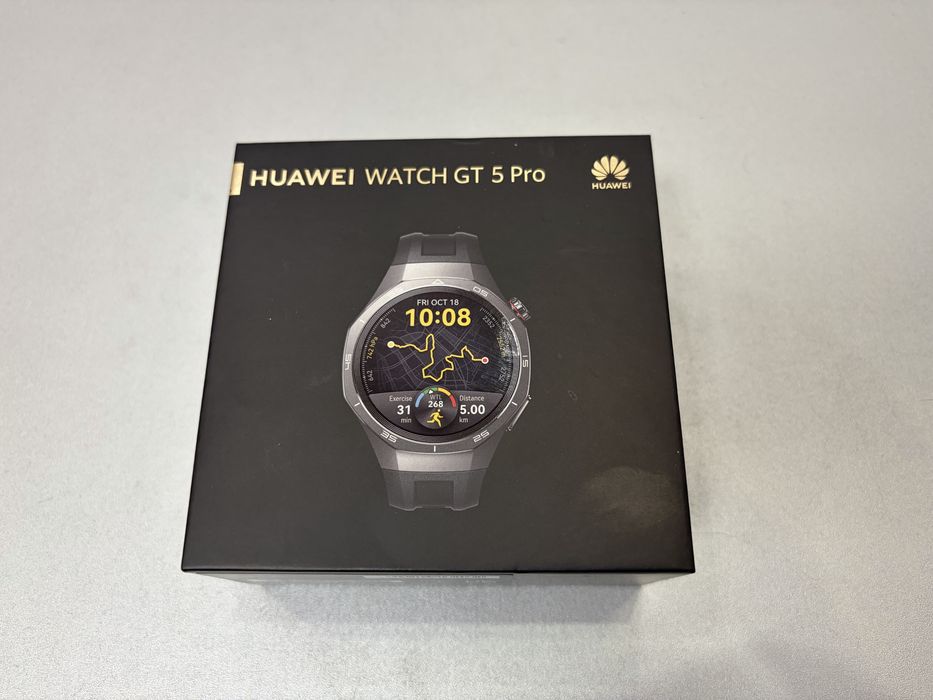 Smartwatch Huawei GT 5 Pro, 46mm, gsp, Android/IOS, Black