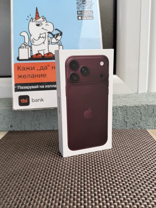 НОВ! 256Gb *ЛИЗИНГ* iPhone 18 Pro Max Burgundy ГАРАНЦИЯ
