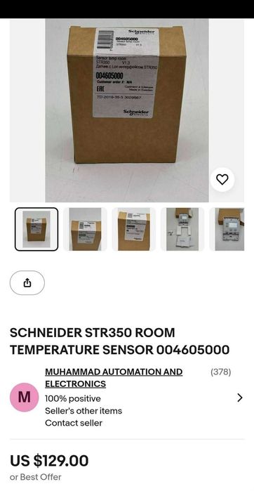 Senzor de temperatura Schneider STR 350