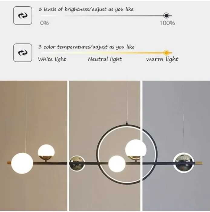 Дизайнерско LED осветително тяло, висящо ЛЕД висящи лампи, модерни