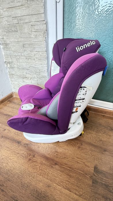 Scaun Auto Lionelo Bastiaan Violet 0-36 luni 360 grade rotatie
