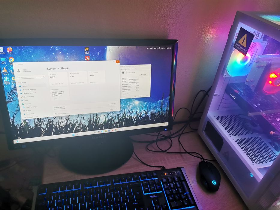 Calculator complet de Gaming i7 9700 șau schimb cu lep. Sau tel.