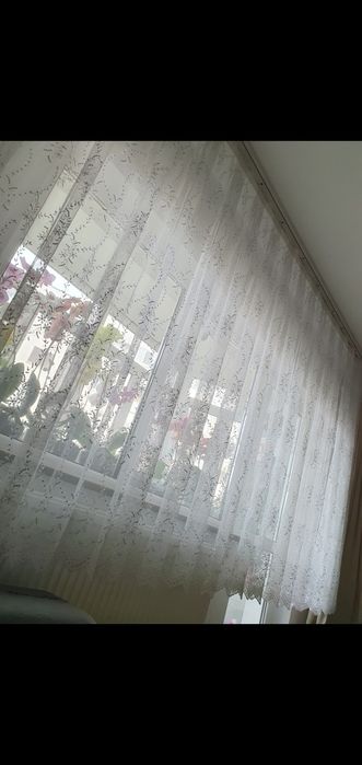 Perdea cu broderie 8m x 1.90m inaltime