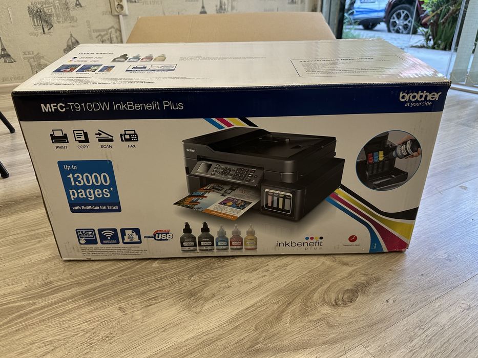 Brother MFC-T910DW – цветен 4-в-1 Wi-Fi принтер