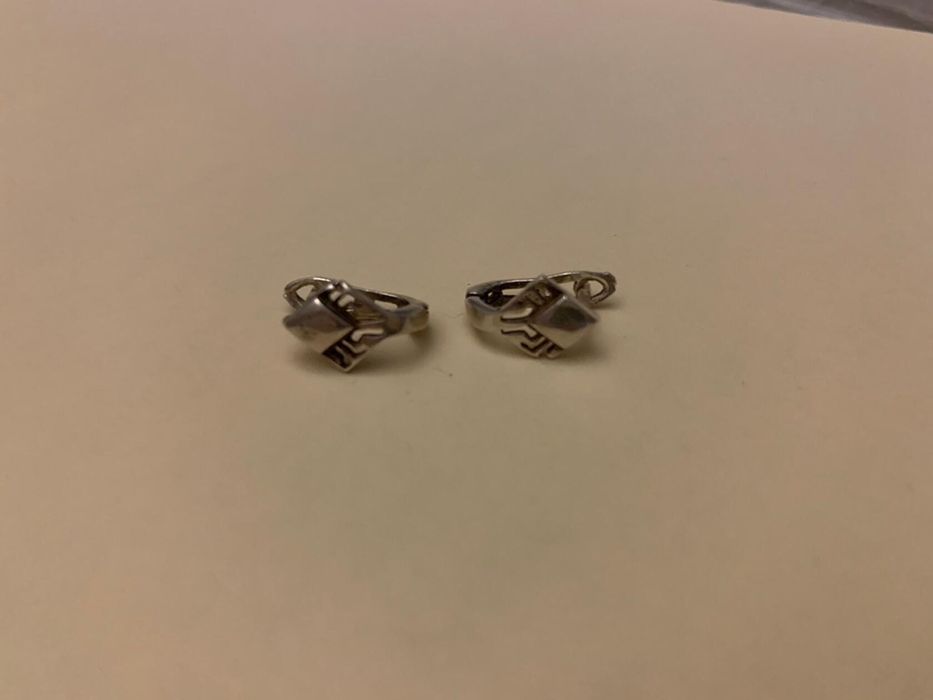 Серьги новые серебро
