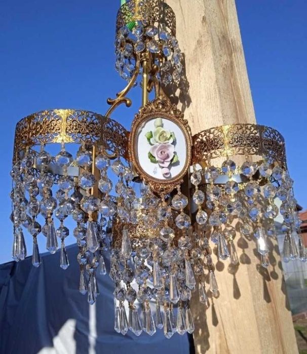 Capodimonte кристален полилей