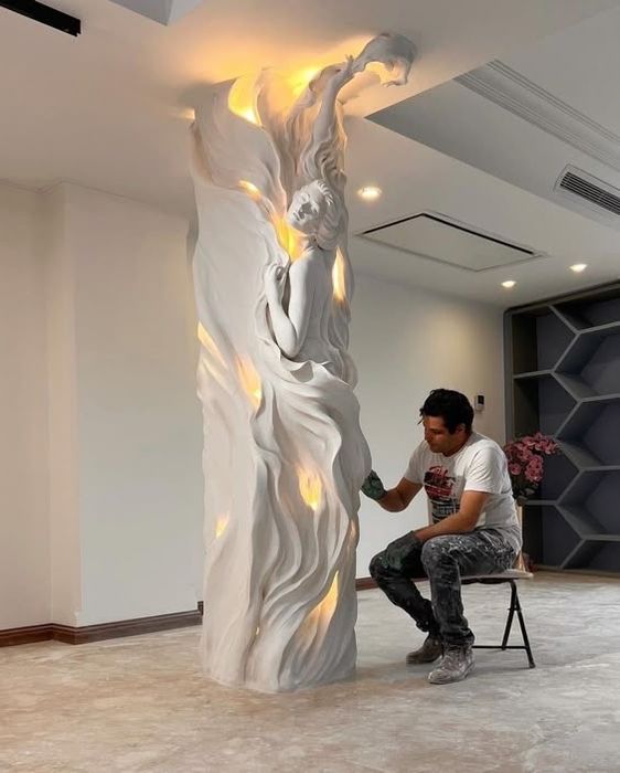 Барелеф 3д стены