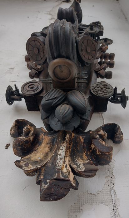 Старинна оригинална кубинска дърворезба