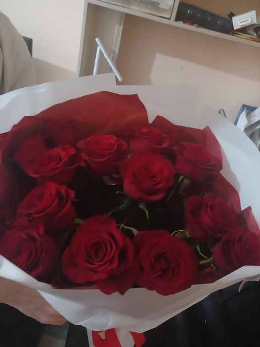 Букет роз 15штук