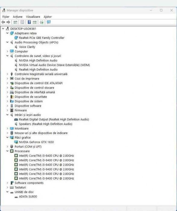 PC GAMING-Asus Prime H310M-K, CPU i5-8400 Turbo 4GHz, RAM SAMSUNG 16Gb DDR4, SSD 512Gb, GTX 1650 4GB GDDR6, Win 11 26H2