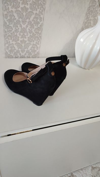 Туфли натуральная замша