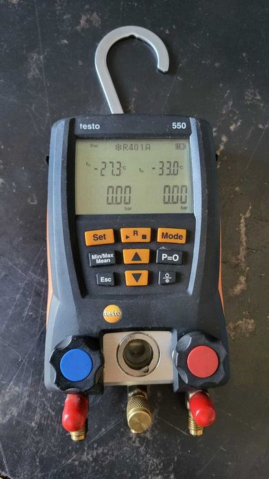 Manometru TESTO 550 profesional pentru instalatii de climatizare