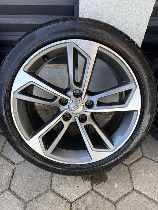 Jante 18 BBS originale Audi 5x112 Cauciucuri vara 245/40