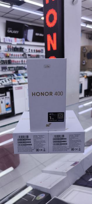 Honor 400 lite 8/256 qora yangi