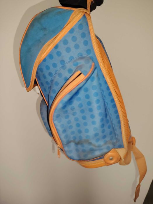 Школьный рюкзак Портфель с твёрдым дном и отражателями пыльный надо