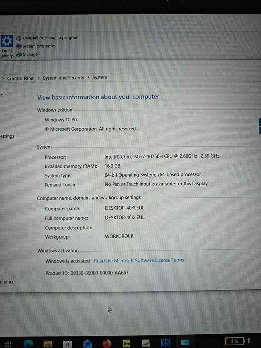 [CITESTE DESCRIEREA] Laptop 120Hz, NVIDIA RTX 2060, i7 10750H, 16gb RAM Lenovo Legion5 15IMH05H
