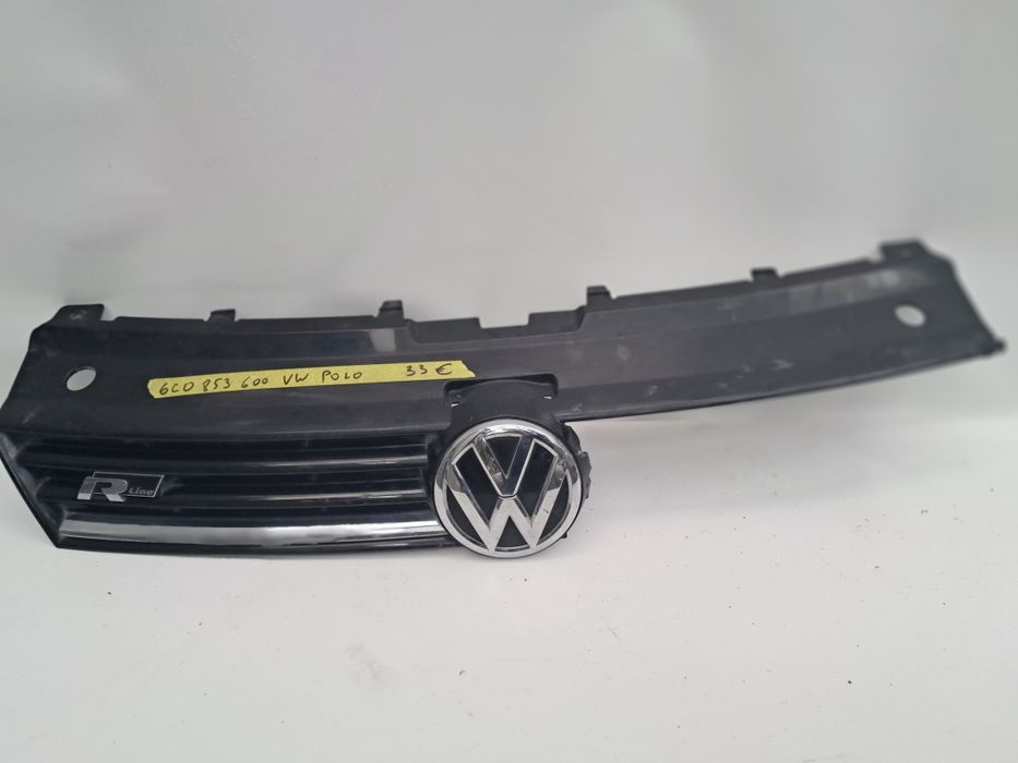 Грил решетка  Vw polo R line 2010/19г