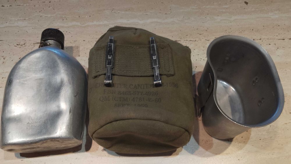 Plosca/canistra U.S. Army WW II 1944/1945