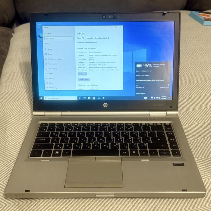 Laptop HP EliteBook 8460p i7 8Gb 256Gb