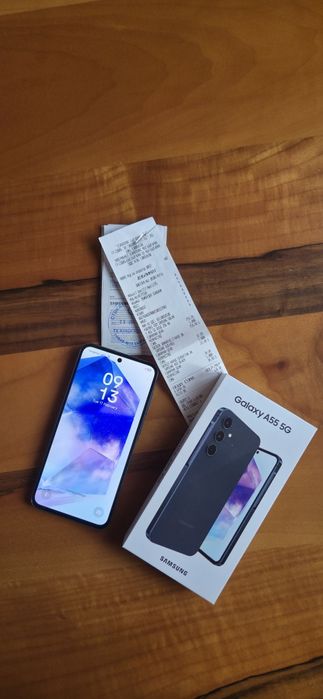 Samsung Galaxy A55 5G 256GB Navy – Dual SIM, В ГАРАНЦИЯ, Отключен