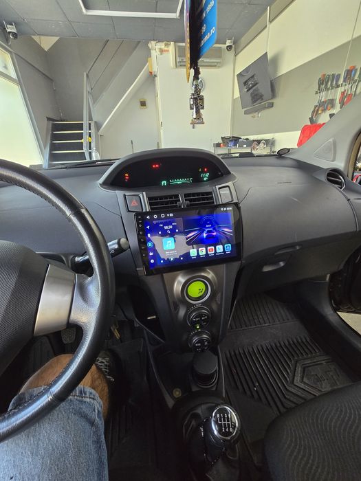 Navigatie android Toyota Yaris Waze YouTube GPS BT USB