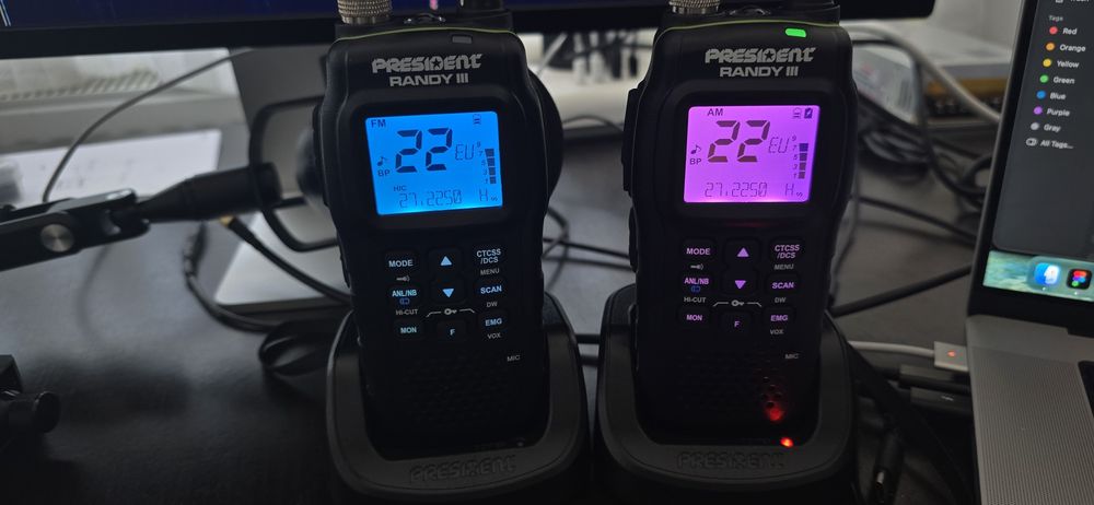 Statie radio CB portabila President RANDY III AM/FM + Dock desktop
