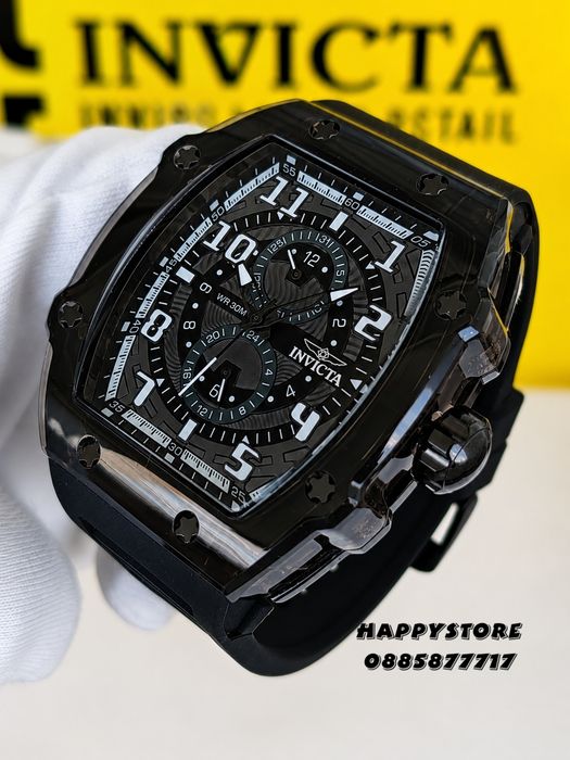 INVICTA Cyclone Black 49 mm, Инвикта нов мъжки часовник