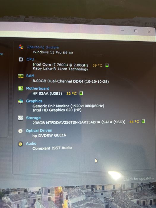 Laptop HP ProBook 650 G3 TouchScreen ; 8GB RAM ; SSD m2 256