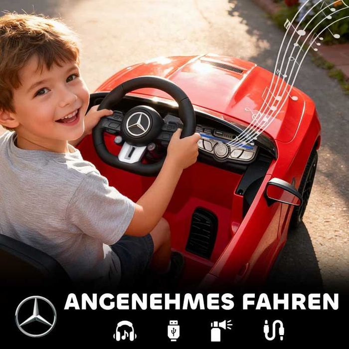 AIYAPLAY Детска електрическа кола,  Mercedes AMG , 12V