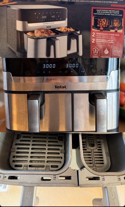 Tefal Dual Easy Fry & Grill 8.3L – с гаранция